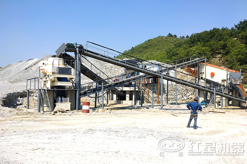 大理石邊角料加工沙子用什么機器？多少錢？現場視頻