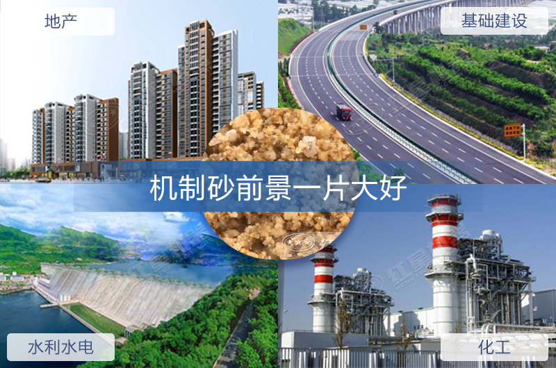 機(jī)制砂生產(chǎn)市場前景好，金山銀山就在眼前